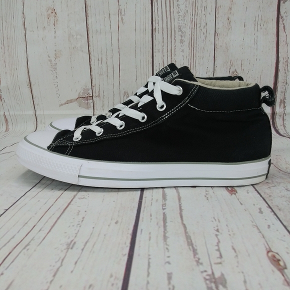 Converse All Star CT Mid Sneakers Mens Sz 12 Black Shoes - Picture 4 of 10